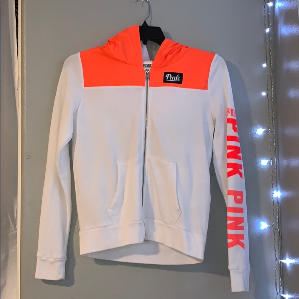 PINK zip up! Good condition!